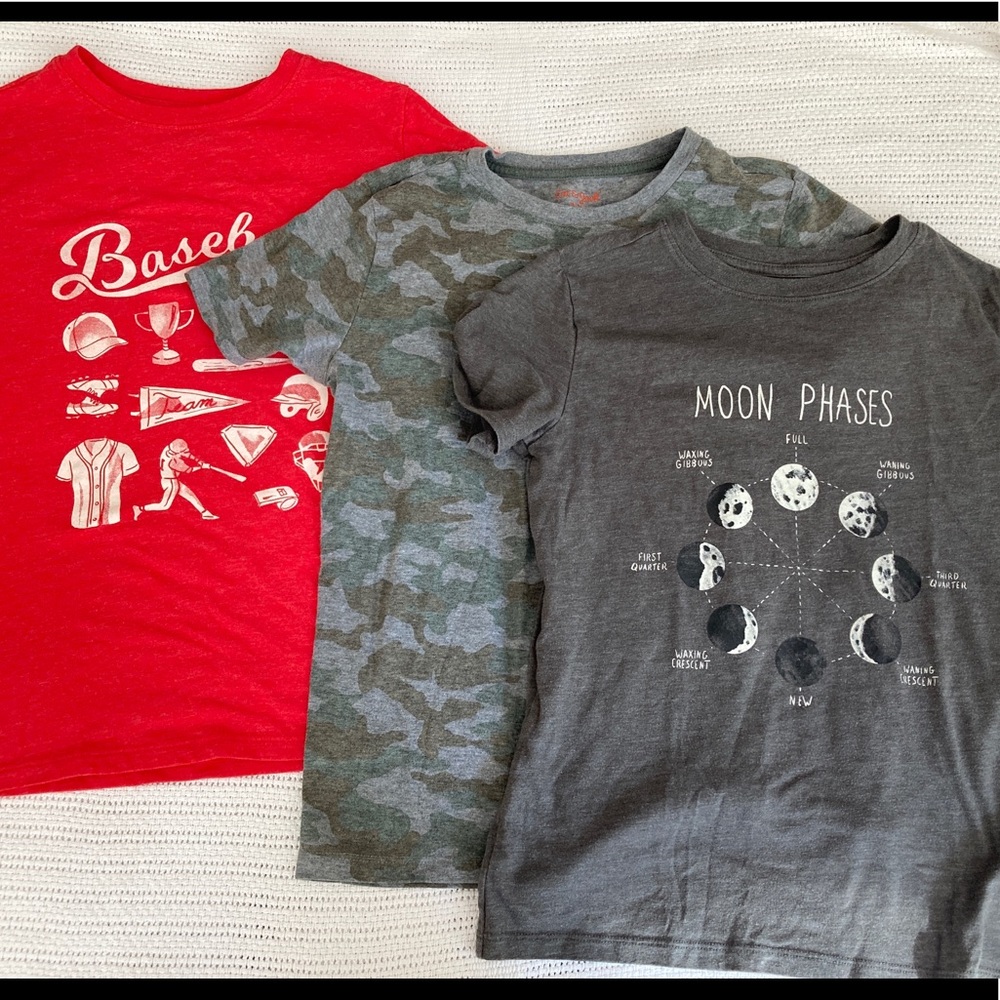 Cat & Jack 3 shirt bundle Size M (8/10)